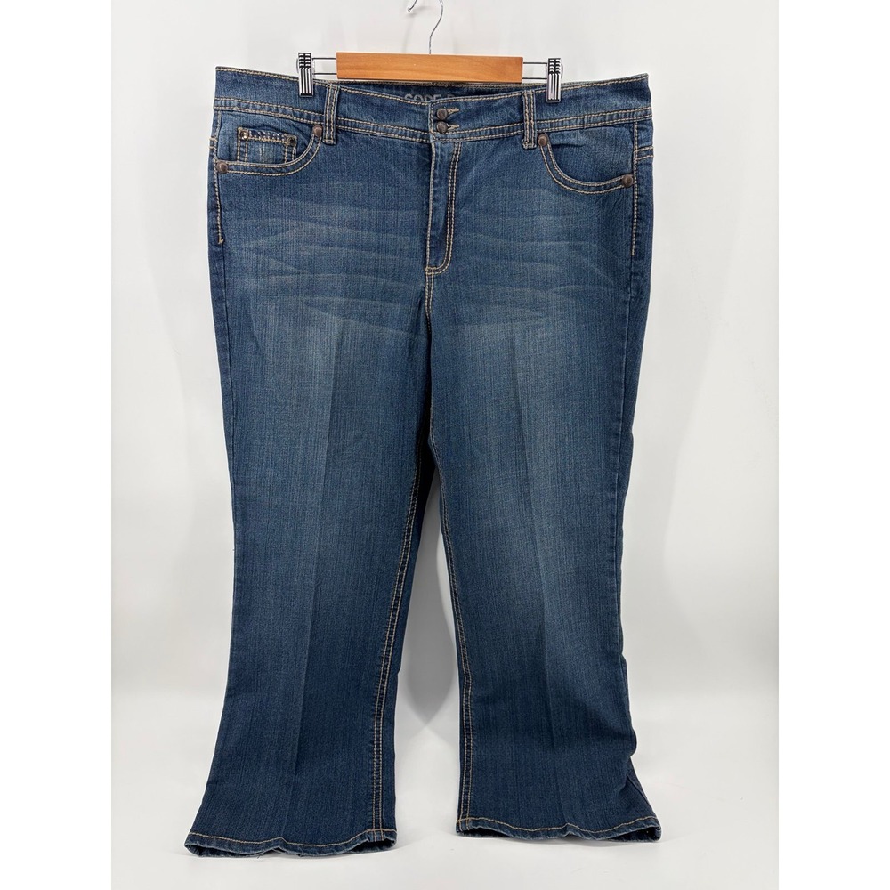 Code Bleu "Annette Bootcut" Jeans, Medium Wash, Women's Size 20W, Pre-Owned